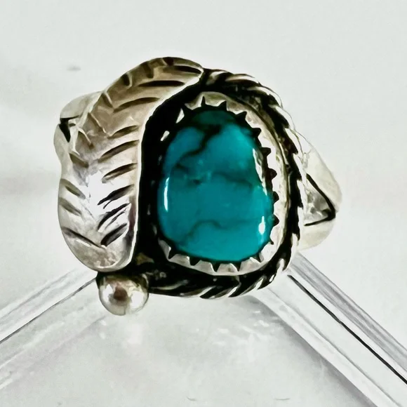 Vintage | Jewelry | Navajo Old Pawn Vintage Sterling Silver Lone